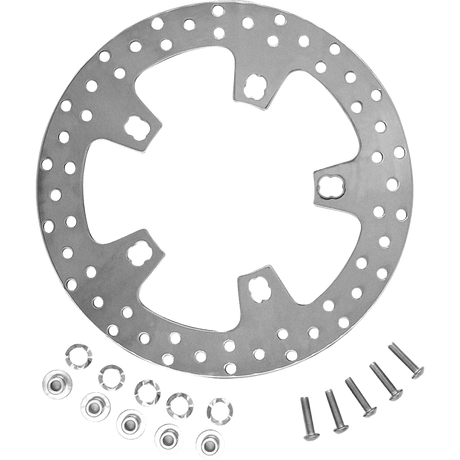 COASTAL MOTO 11.5" FRONT PERIMETER ROTOR FL STAINLESS W/HARDWARE SOLD EA (CM - FR - 115S) - DRIVEN Canada's Powersports CM - FR - 115S