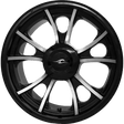 COASTAL MOTO CAST 3D LARGO TRIKE REAR 18X7 W/WO TPMS/ABS 09 - 22 FL - DRIVEN Canada's Powersports 3D - LAR187BC - TRK