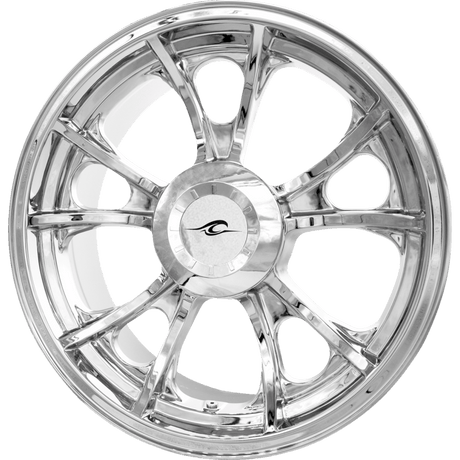 COASTAL MOTO CAST 3D LARGO TRIKE REAR CHROME 18X7 W/WO TPMS/ABS 09 - 22 FL (3D - LAR187CH - TRK) - DRIVEN Canada's Powersports 3D - LAR187CH - TRK