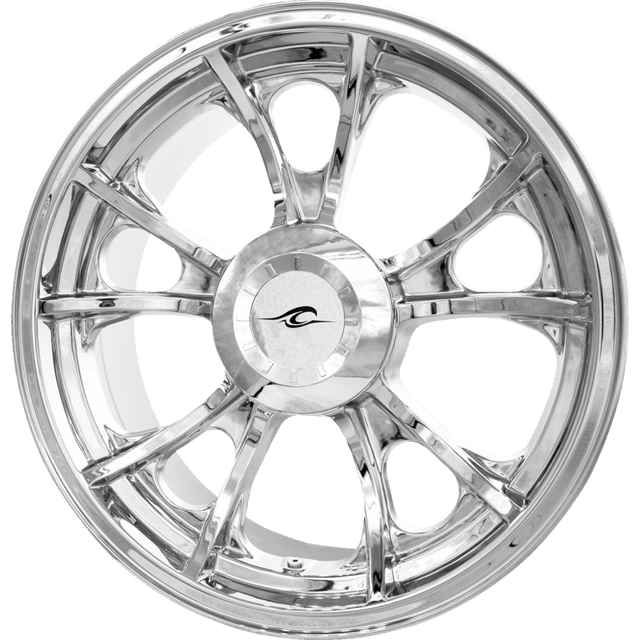 COASTAL MOTO CAST 3D LARGO TRIKE REAR CHROME 18X7 W/WO TPMS/ABS 09 - 22 FL (3D - LAR187CH - TRK) - DRIVEN Canada's Powersports 3D - LAR187CH - TRK