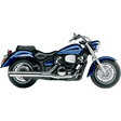 COBRA 07 - 16 XVS1300 4" SO W/SCALLOP TIP CHROME (2275) - DRIVEN Canada's Powersports 2275