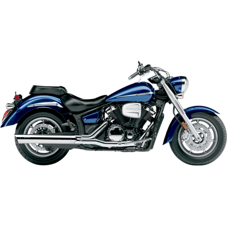 COBRA 07 - 16 XVS1300 4" SO W/SCALLOP TIP CHROME (2275) - DRIVEN Canada's Powersports 2275