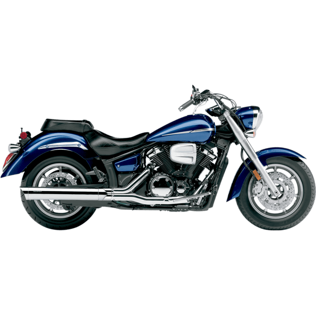COBRA 07 - 16 XVS1300 4" SO W/SCALLOP TIP CHROME (2275) - DRIVEN Canada's Powersports 2275