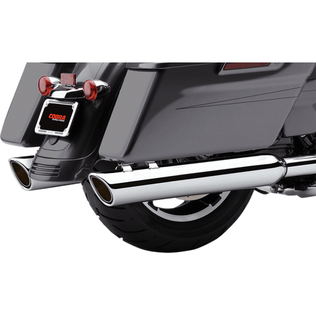 COBRA 95 - 16 FLH/FLT 4" TWIN SO CHROME*2 (6106) - DRIVEN Canada's Powersports 6106