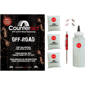 COUNTERACT INTERNAL TIRE BALANCING BEADS ATV/UTV 4X 6OZ (KIT L) - DRIVEN Canada's Powersports 18728800064KIT L