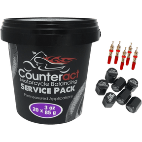 COUNTERACT INTERNAL TIRE BALANCING BEADS SHOP SERVICE PACK 20X 3OZ (MKSP3) - DRIVEN Canada's Powersports 18728800049MKSP3