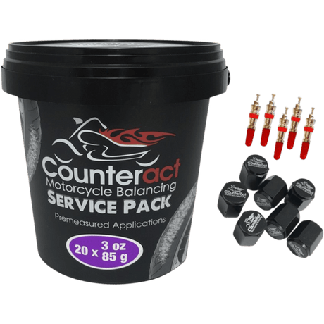COUNTERACT INTERNAL TIRE BALANCING BEADS SHOP SERVICE PACK 20X 3OZ (MKSP3) - DRIVEN Canada's Powersports 18728800049MKSP3