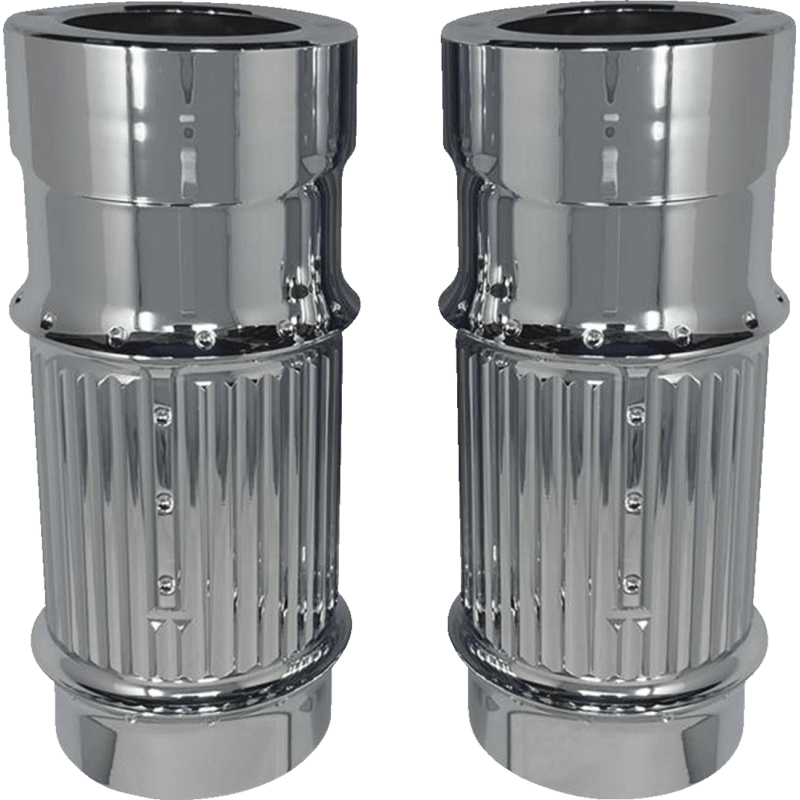 COVINGTONS FORK LEG BELLS FAT DIMPLED CHROME (C1116 - C) - DRIVEN Canada's Powersports C1116 - C