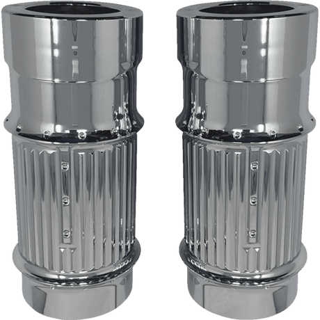 COVINGTONS FORK LEG BELLS FAT DIMPLED CHROME (C1116 - C) - DRIVEN Canada's Powersports C1116 - C