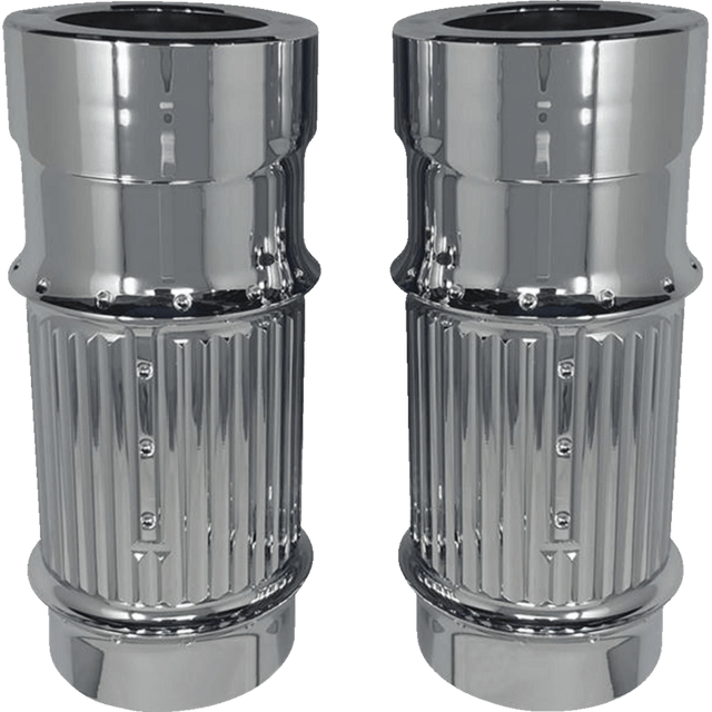 COVINGTONS FORK LEG BELLS FAT DIMPLED CHROME (C1116 - C) - DRIVEN Canada's Powersports C1116 - C