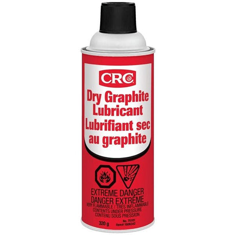 CRC LUBRICANT DRY GRAPHITE 320G (75101) - DRIVEN Canada's Powersports 07825475101675101