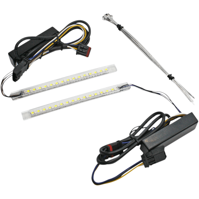 CUSTOM DYNAMICS 14 - 19 FLHT LIGHT FAIR VENT TRIM AMB/WHT (CDVENT - TF - AWKIT) - DRIVEN Canada's Powersports CDVENT - TF - AWKIT