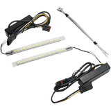 CUSTOM DYNAMICS 14 - 19 FLHT LIGHT FAIR VENT TRIM AMB/WHT (CDVENT - TF - AWKIT) - DRIVEN Canada's Powersports CDVENT - TF - AWKIT