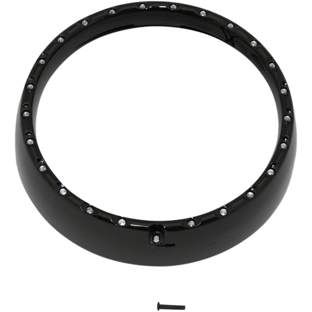 CUSTOM DYNAMICS 96 - 05 FLHT/X TRIM RING H - LIGHT 7" - DRIVEN Canada's Powersports CDTB - 7TR - 4B