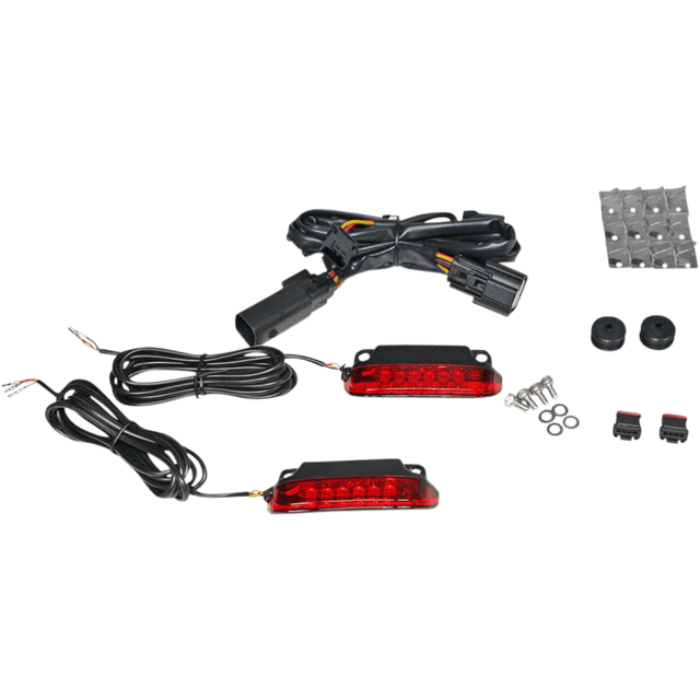 CUSTOM DYNAMICS LIGHT LUGGAGE RACK (CD - LR - 07 - R) - DRIVEN Canada's Powersports CD - LR - 07 - R