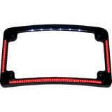 CUSTOM DYNAMICS FRAME LIC W/RED LED - DRIVEN Canada's Powersports TF08 - B