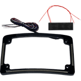 CUSTOM DYNAMICS FRAME LIC W/RED LED - DRIVEN Canada's Powersports TF08 - B