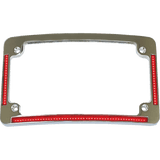 CUSTOM DYNAMICS FRAME LIC W/RED LED - DRIVEN Canada's Powersports TF08 - C