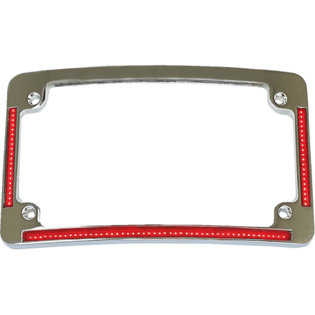 CUSTOM DYNAMICS FRAME LIC W/RED LED - DRIVEN Canada's Powersports TF08 - C