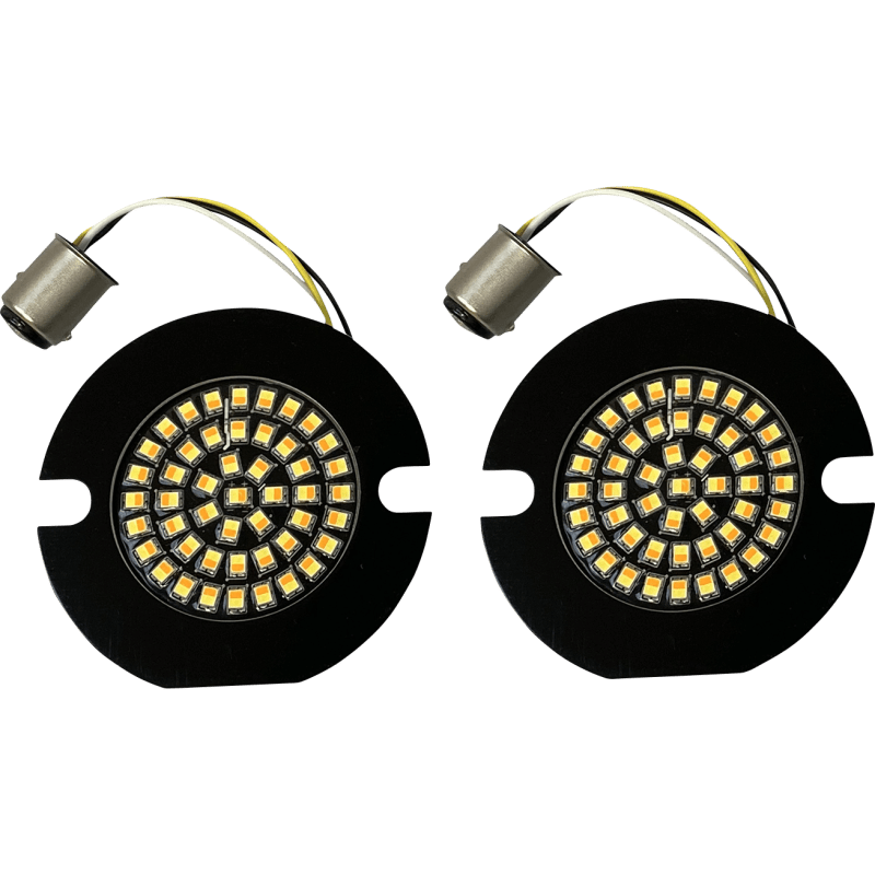 CUSTOM DYNAMICS INSERT LED TSIGNL AMB/WHT (PR) (GEN - 4 - AW - 1157T) - DRIVEN Canada's Powersports GEN - 4 - AW - 1157T