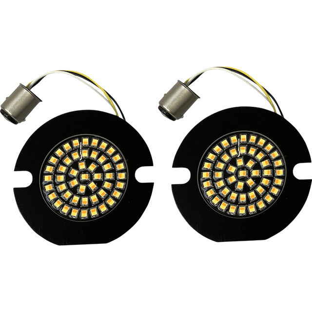 CUSTOM DYNAMICS INSERT LED TSIGNL AMB/WHT (PR) (GEN - 4 - AW - 1157T) - DRIVEN Canada's Powersports GEN - 4 - AW - 1157T