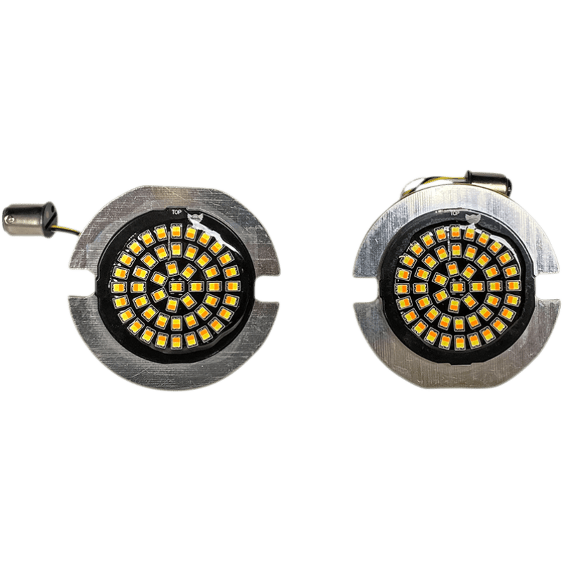 CUSTOM DYNAMICS INSERT LED TSIGNL AMB/WHT (PR) (GEN - 4 - AW - 1157T) - DRIVEN Canada's Powersports GEN - 4 - AW - 1157T