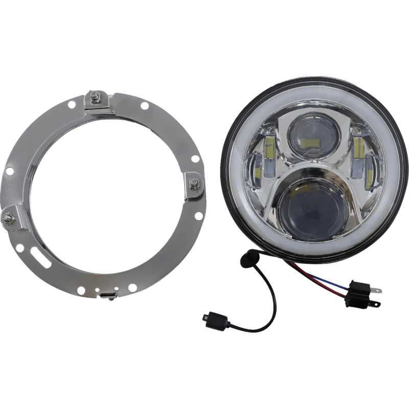 CUSTOM DYNAMICS HEADLAMP 7" PRGLW HALO C (PG - 7 - 13 - C) - DRIVEN Canada's Powersports PG - 7 - 13 - C