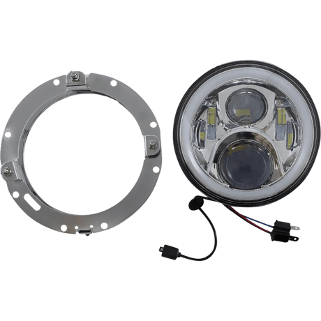 CUSTOM DYNAMICS HEADLAMP 7" PRGLW HALO C (PG - 7 - 13 - C) - DRIVEN Canada's Powersports PG - 7 - 13 - C
