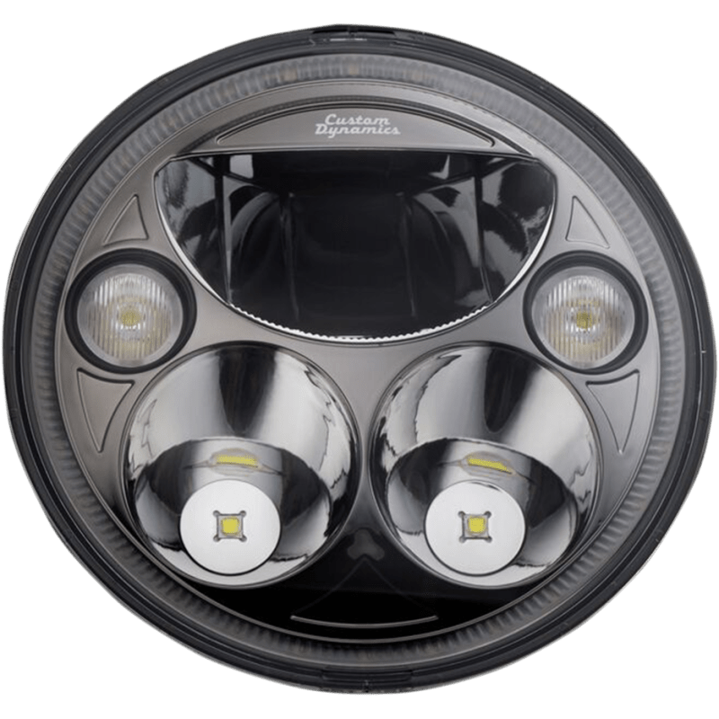 CUSTOM DYNAMICS HEADLIGHT 7" CHIEF - DRIVEN Canada's Powersports CDTB - 7 - I - B