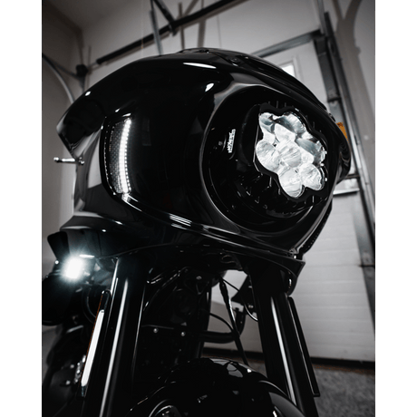 CUSTOM DYNAMICS HEADLIGHT LED SHARK DEMON 2 (SD2 - LRST - W) - DRIVEN Canada's Powersports SD2 - LRST - W