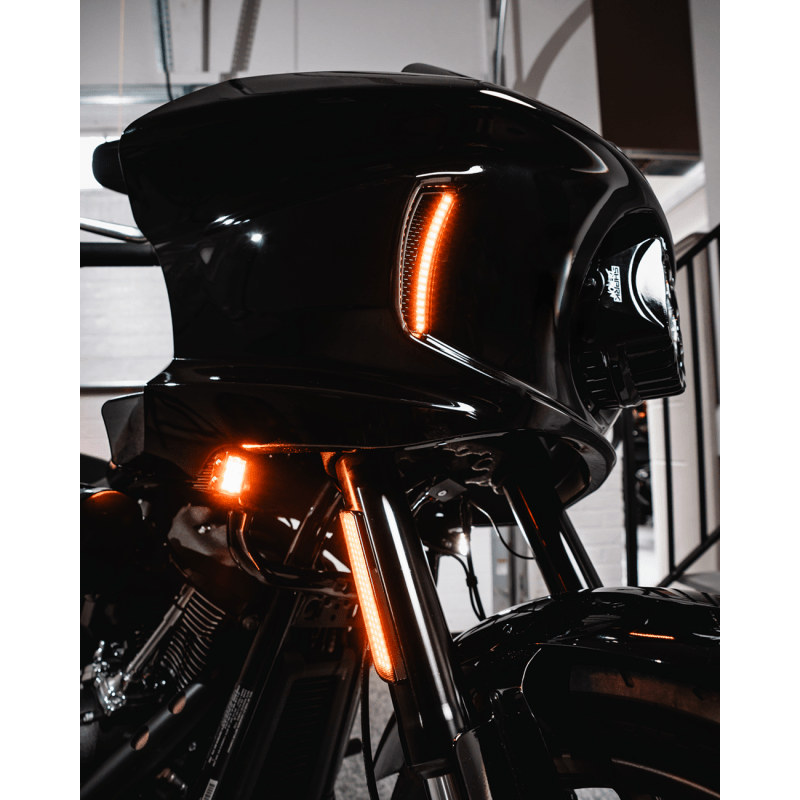 CUSTOM DYNAMICS HEADLIGHT LED SHARK DEMON 2 (SD2 - LRST - W) - DRIVEN Canada's Powersports SD2 - LRST - W