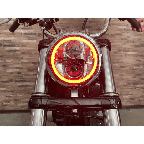 CUSTOM DYNAMICS HEADLIGHT PG 5.75"HALO C (PG - 575 - C) - DRIVEN Canada's Powersports PG - 575 - C