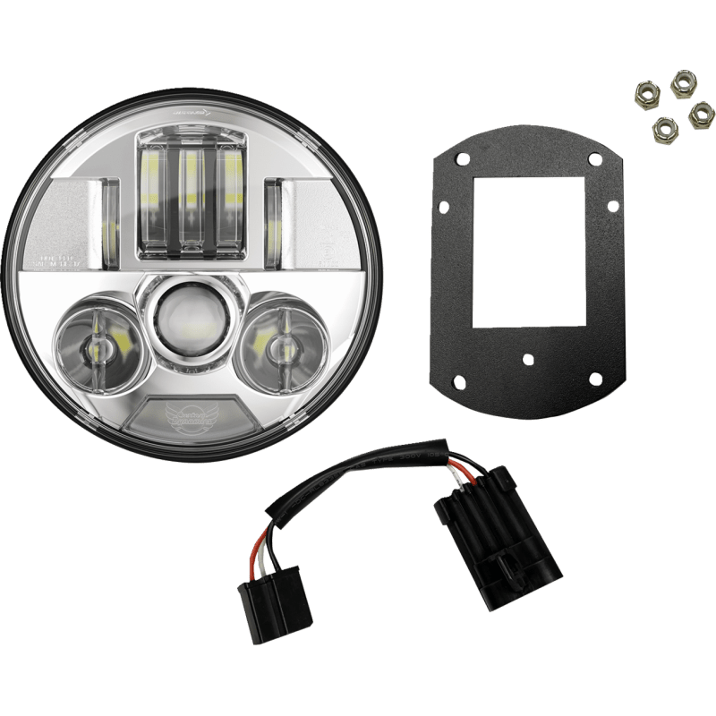 CUSTOM DYNAMICS HEADLIGHT PROBEAM LOW RIDER CHROME 5.75" - DRIVEN Canada's Powersports PB - LRST - C