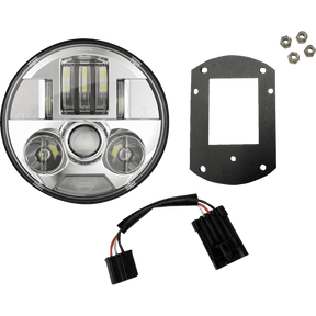 CUSTOM DYNAMICS HEADLIGHT PROBEAM LOW RIDER CHROME 5.75" - DRIVEN Canada's Powersports PB - LRST - C