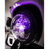 CUSTOM DYNAMICS HEADLIGHT SHARK DEAMON 7" LED COLOR CHANGING (SD2 - 7 - 14) - DRIVEN Canada's Powersports SD2 - 7 - 14