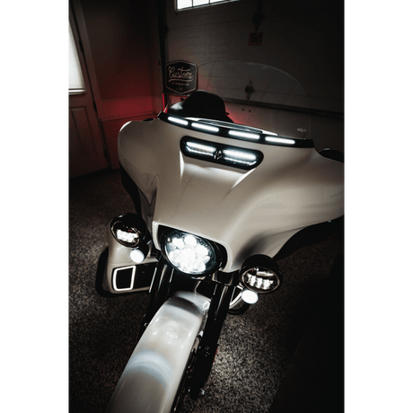 CUSTOM DYNAMICS HEADLIGHT SHARK DEAMON 7" LED COLOR CHANGING (SD2 - 7 - 14) - DRIVEN Canada's Powersports SD2 - 7 - 14