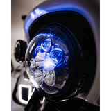 CUSTOM DYNAMICS HEADLIGHT SHARK DEAMON 7" LED COLOR CHANGING (SD2 - 7 - 14) - DRIVEN Canada's Powersports SD2 - 7 - 14