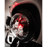CUSTOM DYNAMICS HEADLIGHT SHARK DEAMON 7" LED COLOR CHANGING (SD2 - 7 - 14) - DRIVEN Canada's Powersports SD2 - 7 - 14