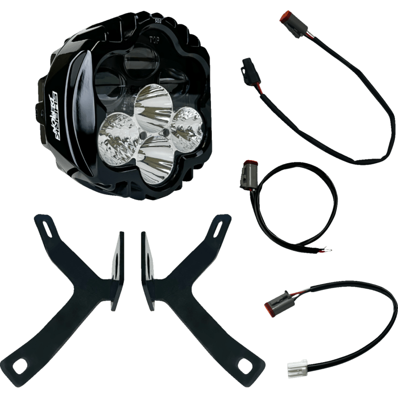 CUSTOM DYNAMICS HEADLIGHT SHARK DEMON FOR M.S. ROAD WARRIOR FAIRING (SD2 - MSRW - W) - DRIVEN Canada's Powersports SD2 - MSRW - W