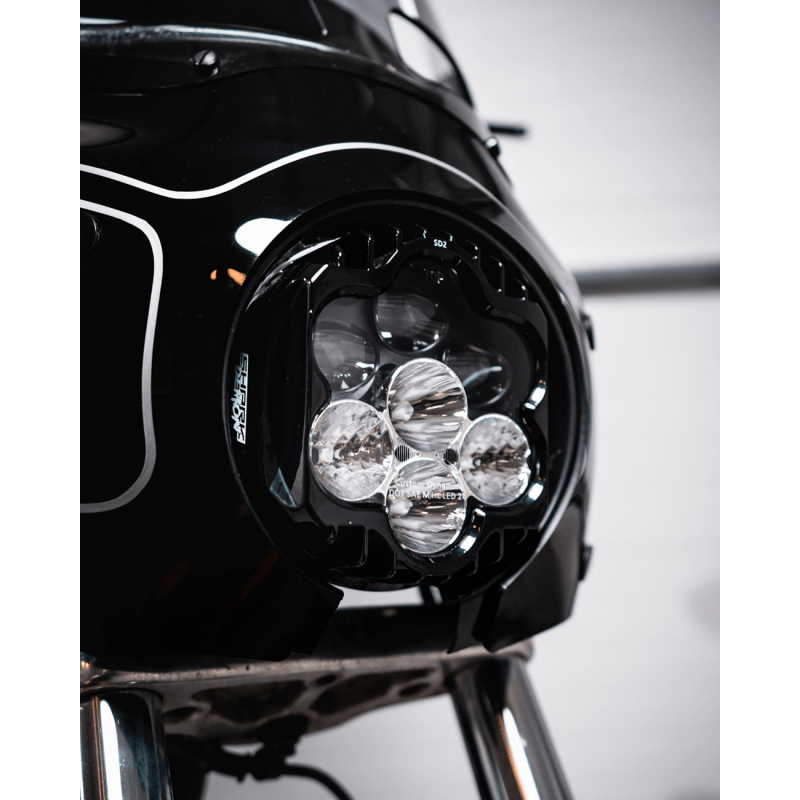 CUSTOM DYNAMICS HEADLIGHT SHARK DEMON FOR M.S. ROAD WARRIOR FAIRING (SD2 - MSRW - W) - DRIVEN Canada's Powersports SD2 - MSRW - W