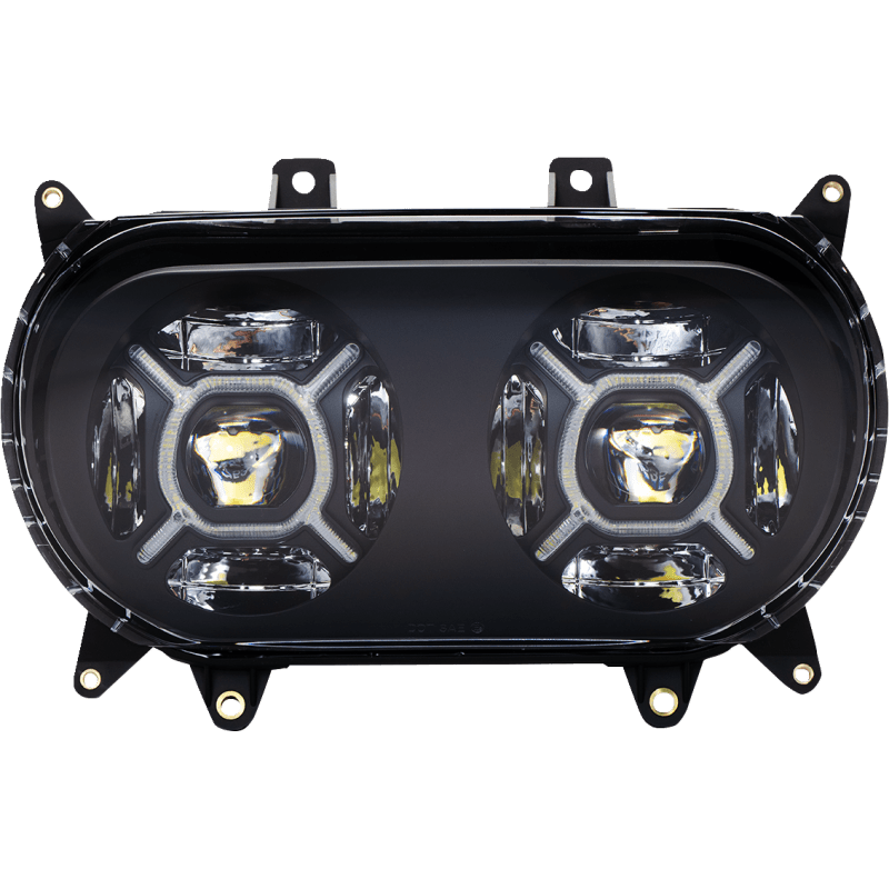 CUSTOM DYNAMICS HEADLIGHTS DBLX LED - DRIVEN Canada's Powersports CD - RG - H - B