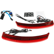 CUSTOM DYNAMICS LIGHT BAGZ REDLENS INDIAN (INDBAG - SWP - R) - DRIVEN Canada's Powersports INDBAG - SWP - R