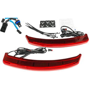 CUSTOM DYNAMICS LIGHT BAGZ REDLENS INDIAN (INDBAG - SWP - R) - DRIVEN Canada's Powersports INDBAG - SWP - R