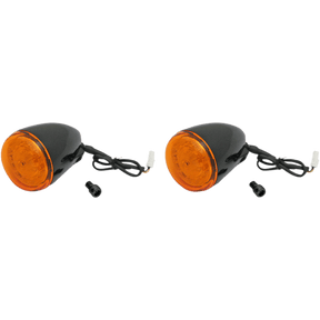 CUSTOM DYNAMICS INDIAN REAR TURN SIGNAL WITH AMBER LED GLOSS (PAIR) - DRIVEN Canada's Powersports PB - IND - RTS - A - B