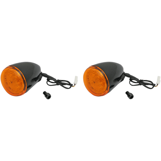 CUSTOM DYNAMICS INDIAN REAR TURN SIGNAL WITH AMBER LED GLOSS (PAIR) - DRIVEN Canada's Powersports PB - IND - RTS - A - B