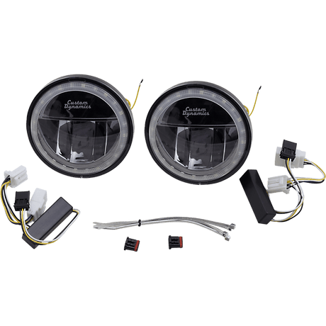 CUSTOM DYNAMICS LAMP 4.5" W/AMB FLHT - DRIVEN Canada's Powersports CDTB - 45 - AW - 2B