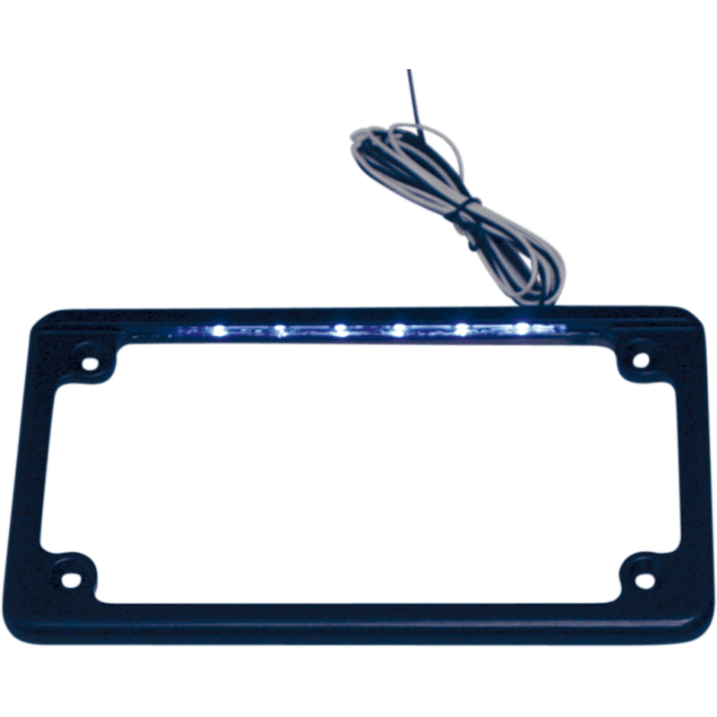 CUSTOM DYNAMICS LED LICENSE PLT FRAME - DRIVEN Canada's Powersports LPF - HRZ - B - LP