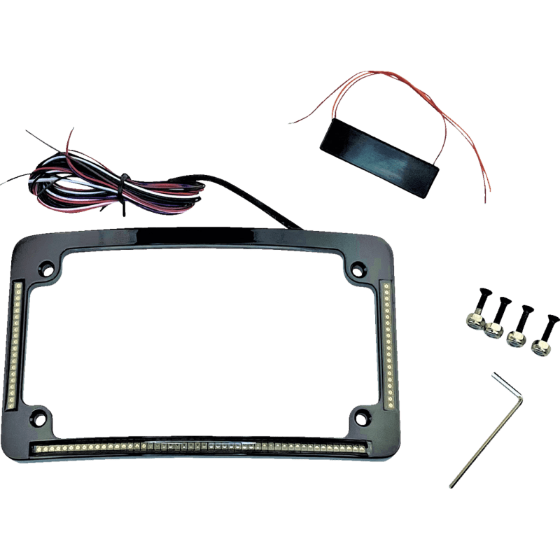 CUSTOM DYNAMICS LIC/PLT FRAME RADIUS - DRIVEN Canada's Powersports TF05 - B
