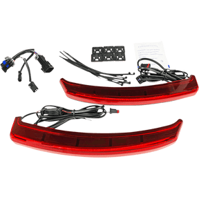 CUSTOM DYNAMICS LIGHT BAGZ REDLENS INDIAN (INDBAG - SWN - R) - DRIVEN Canada's Powersports INDBAG - SWN - R
