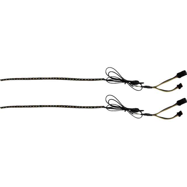 CUSTOM DYNAMICS LIGHT FAIRING STRIPS DUAL COLOR LED AMB/WHT (CD - LED - 36 - AW) - DRIVEN Canada's Powersports CD - LED - 36 - AW